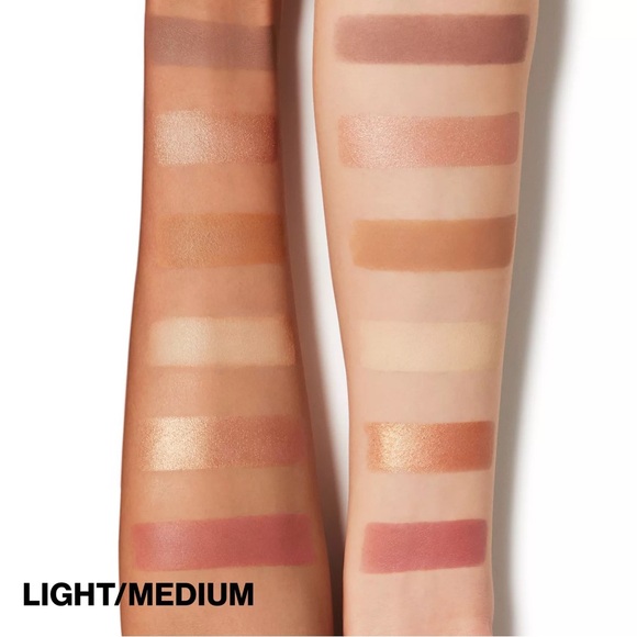 Smashbox Cali Contour Blush, Highlighter, & Bronzer Face Palette (light/medium) - Picture 3 of 15